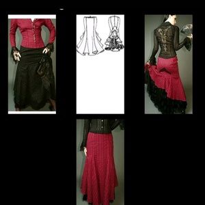 Lip Service Blacklist Blue Bell Knoll Skirt XL